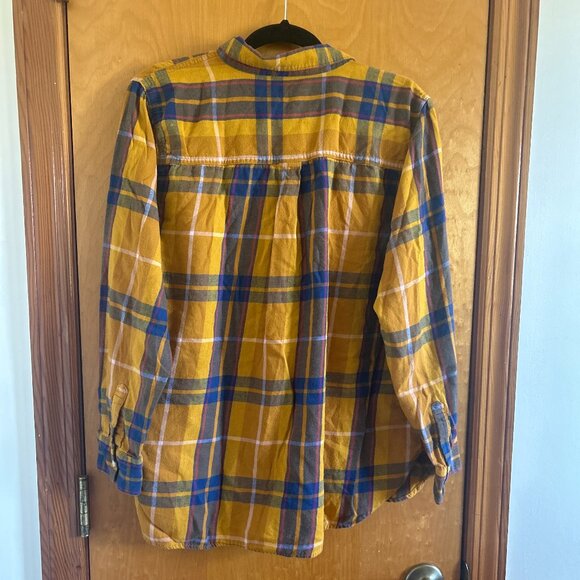 Jackson Hole - Blue and Yellow Flannel Authentic Comfort - Picture 2 of 2